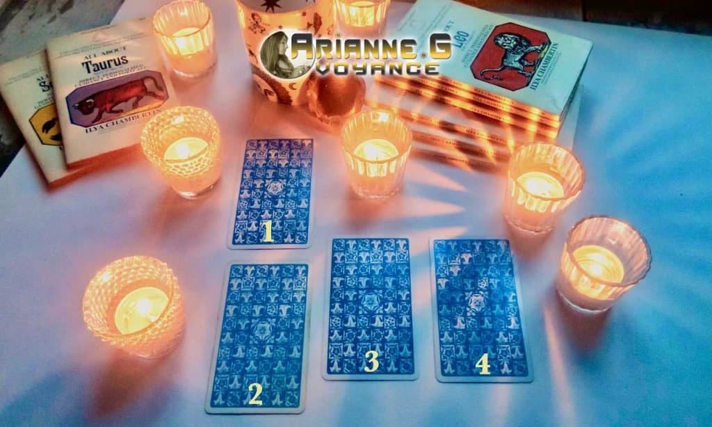 Tirage Voyance Tarot De L'Amour 4 Cartes