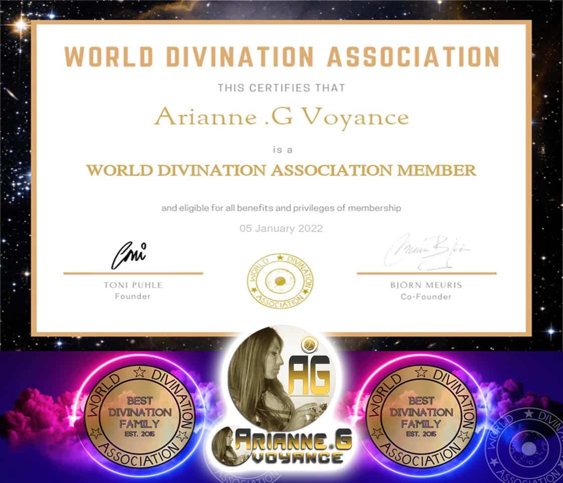 Voyante certifiée WDA World Divination Association