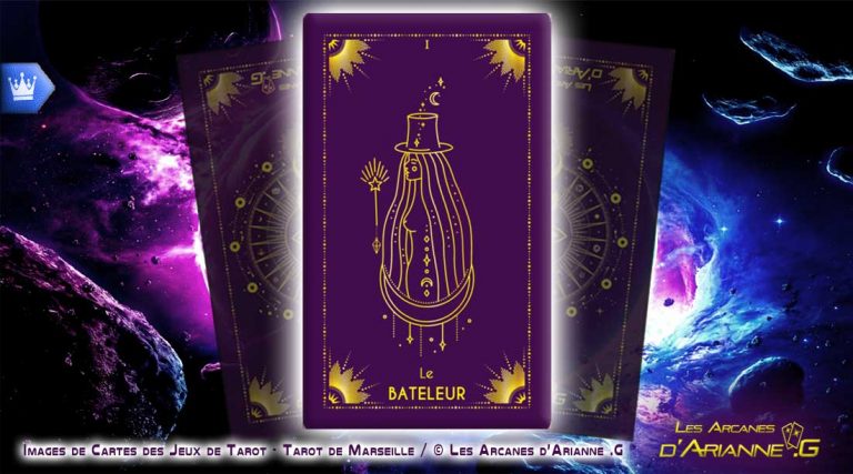 Lire la suite à propos de l’article Carte Le BATELEUR Le MAGICIEN du Tarot