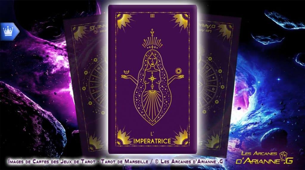 Carte L'IMPÉRATRICE Du Tarot Arcanes Majeurs °3