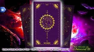 Carte Le Monde Du Tarot Arcane Majeur °21