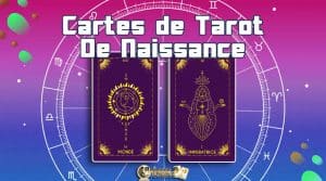 2 Cartes De Tarot De Naissance
