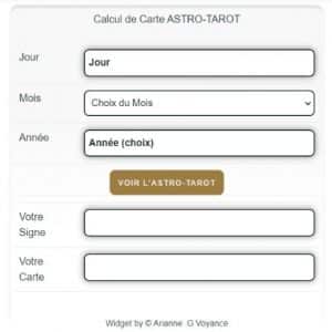 Cartes De Tarot Et Signe