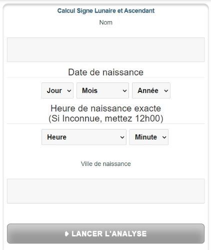 Signe Lunaire Et Signe Ascendant