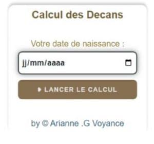 Calcul Decans
