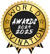 Image D'Illustration : Badge Nomination World Divination Awards 2024 2025 E1770442542138 | Pour Le Site Du Cabinet Arianne G Voyance