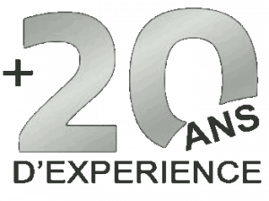 Badge.+ De 20 Ans D'Expérience