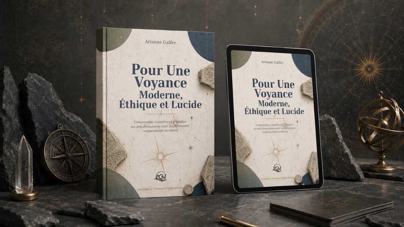 Couverture du livre Pour une Voyance moderne éthique et lucide d’Arianne Galfre